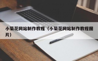 合肥小菊花网站制作教程（小菊花网站制作教程图片）